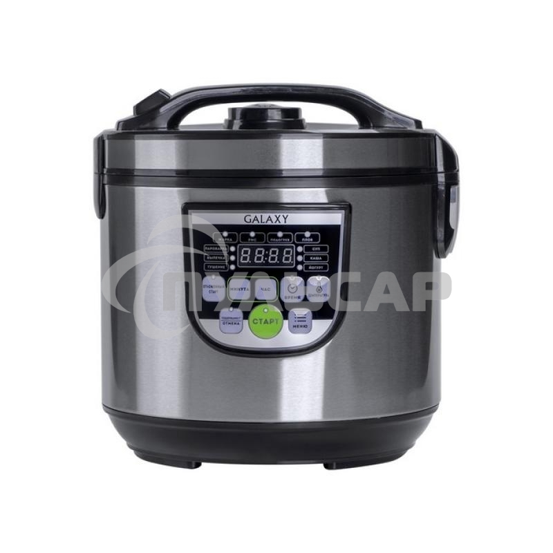 Мультиварка Galaxy GL 2643, серый, объем 5 л, 900 Вт, 10 программ