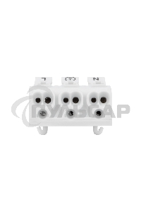 Клемма пружинная соединительная КСП 3-полюсная с монтажными ножками (100 шт./уп.) Rexant