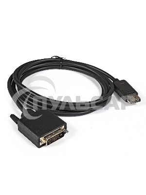 Кабель-переходник ExeGate EX284908RUS DisplayPort -DVI ExeGate EX-CC-DPM-DVIM-1.8 (20M/25M, 1,8м, экран)