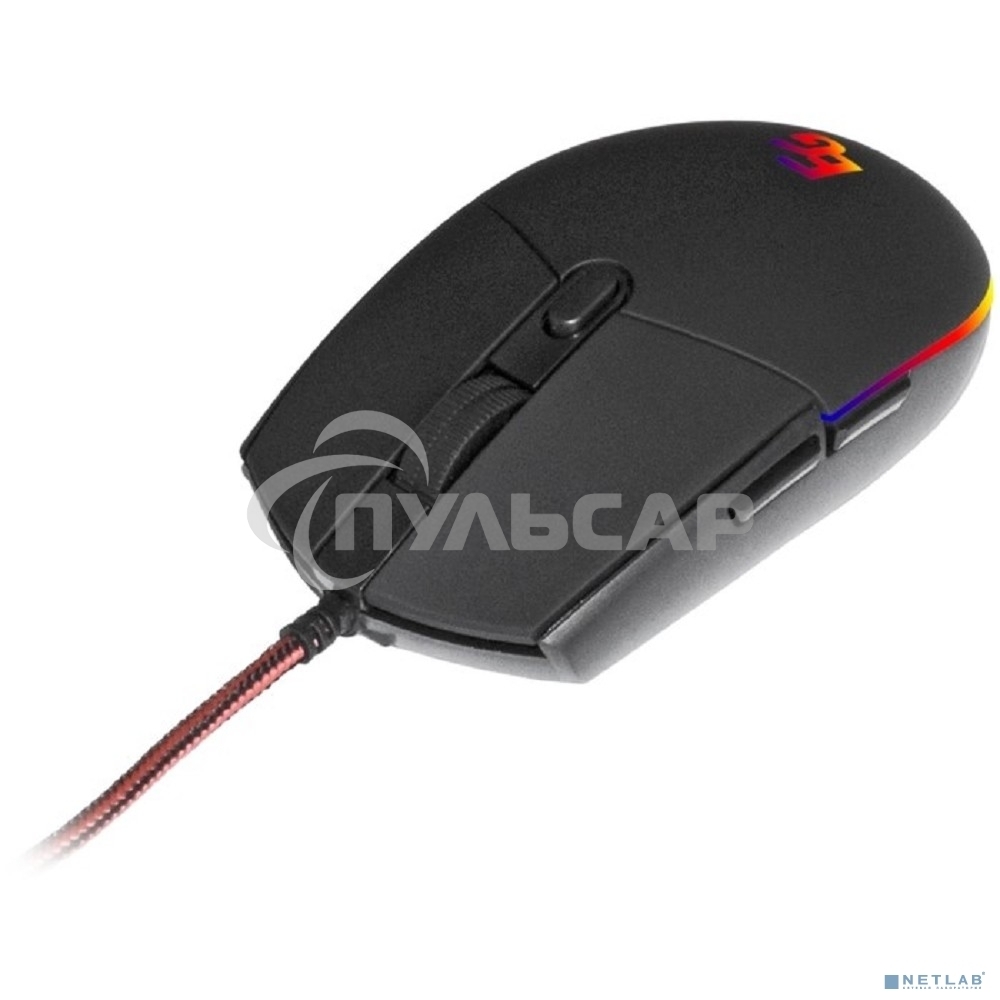 Мышь проводная ExeGate SL-9066 черный, 2400 dpi, USB, кнопки - 6