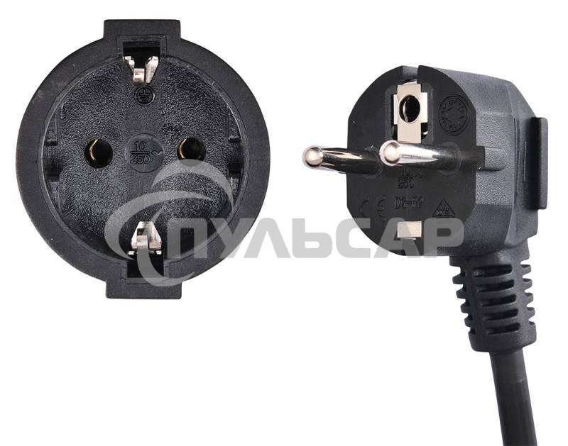 Сетевой удлинитель Buro BU-PS1.5/B 5м (1 розетка) черный (пакет ПЭ)