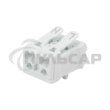 Клемма пружинная соединительная КСП 2-полюсная с монтажными ножками (100 шт./уп.) Rexant