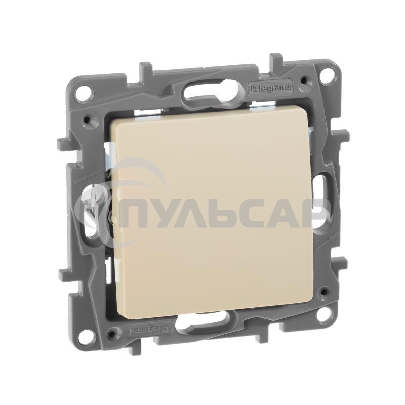 Переключатель 10А на винтах, сл. кость ETIKA 