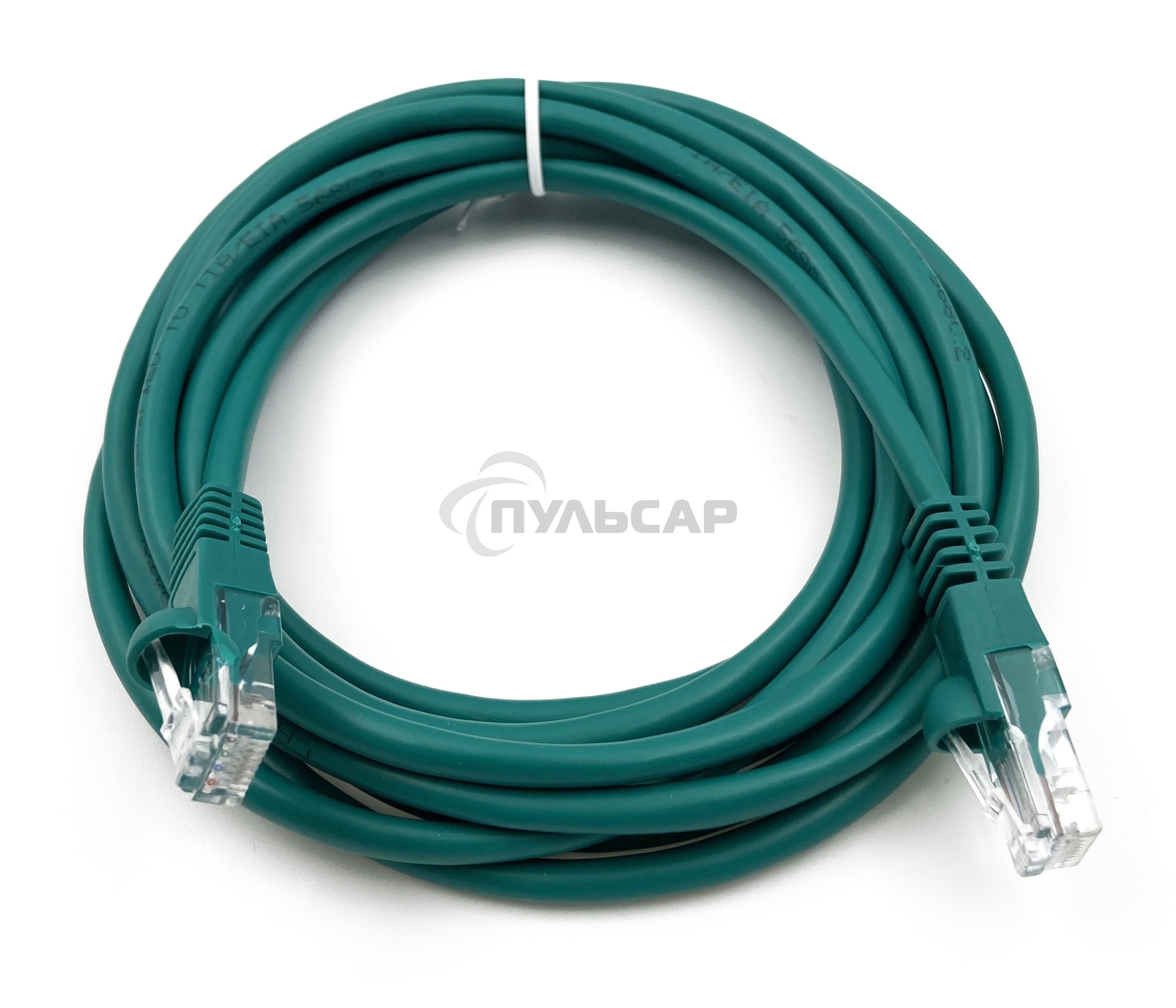 Патч-корд Buro UTP cat5E 3м зеленый RJ-45 (m)-RJ-45 (m)