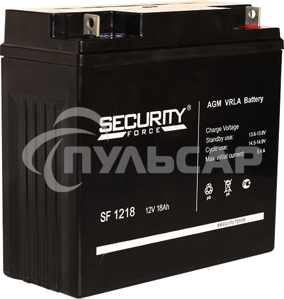 Аккумулятор Delta Security Force SF 1218