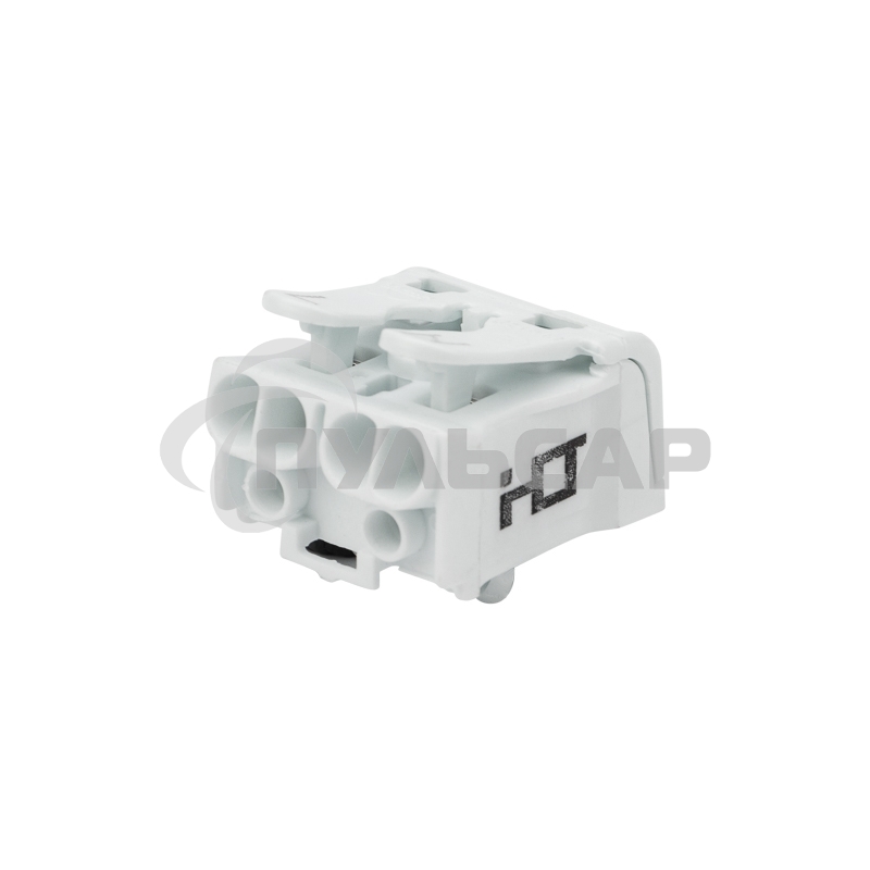 Клемма пружинная соединительная КСП 2-полюсная с монтажными ножками (100 шт./уп.) Rexant