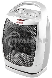 Тепловентилятор Ресанта ТВК-2, серебристый, 900/1800 Вт, 18 м2, термостат, поворот корпуса 67/2/4