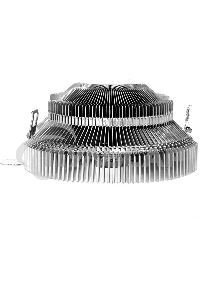 Кулер Cooler ID-Cooling DK-01 черный/серебристый 92мм алюминий 2500rpm 29db 95W 52мм