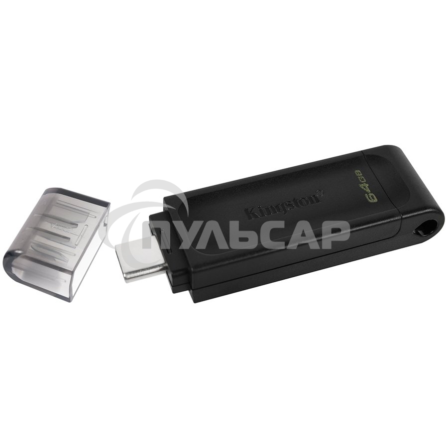 Флешка USB Kingston 64 Gb DataTraveler DT70 <DT70/64 Gb>, USB-C 3.2 Gen 1