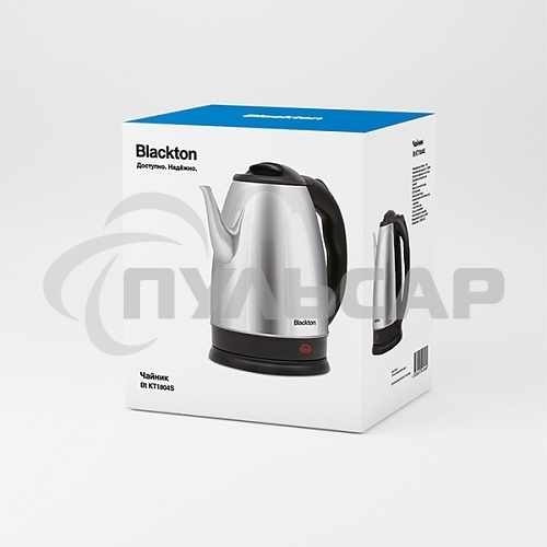 Чайник электрический Blackton Bt KT1804S черный/стальной