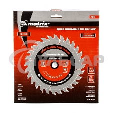Пильный диск Matrix по дереву, 200x32мм, 36 зубьев, + кольцо, 30/32 Professional