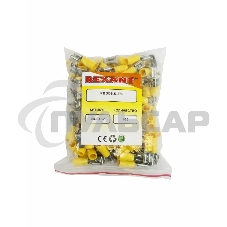 Клемма плоская изолированная гнездо 7.4 мм + штекер - 6.3 мм 4-6 мм² (РПи-О 6.0-(6.3)/РПИо 6.0-7.5) Rexant