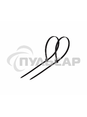 Хомут-стяжка кабельная нейлоновая Rexant 80 x2,5 мм, черная, упаковка 100 шт.