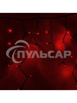 Гирлянда Neon-night Айсикл (бахрома) светодиодный, 5,6 х 0,9 м, черный провод 