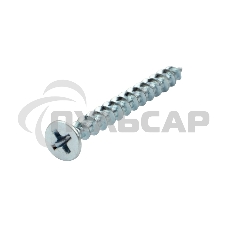 Саморез оконный KRANZ острый, 4.1х40, белый цинк, короб (500 шт./уп.)