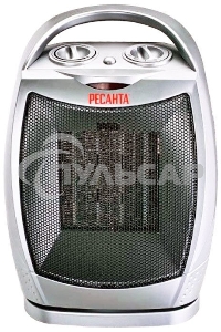 Тепловентилятор Ресанта ТВК-2, серебристый, 900/1800 Вт, 18 м2, термостат, поворот корпуса 67/2/4