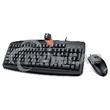 Комплект клавиатура + мышь проводной Genius KM-200 / Оптическая мышь, 3 кнопки, 1000 DPI / Совместима с Windows 7, 8, 8.1, 10 / Mac. OS X 10.8 и позднее / Кабель 1.5м / Цвет : черный Комплект клавиатура + мышь проводной Genius KM-200 / Оптическая мышь, 3 кнопки, 1000 DPI / Совместима с Windows 7, 8, 8.1, 10 / Mac. OS X 10.8 и позднее / Кабель 1.5м / Цвет : черный