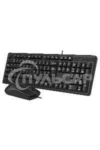 Комплект клавиатура + мышь A4Tech KK-3330 клав:черный мышь:черный USB