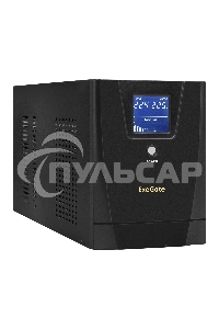 Источник бесперебойного питания ExeGate EX292636RUS SpecialPro Smart LLB-3000.LCD.AVR.3SH.2C13.RJ.USB 3000VA/1800W, LCD, AVR,3*Schuko+2*C13,RJ45/11,USB, металлический корпус, черный