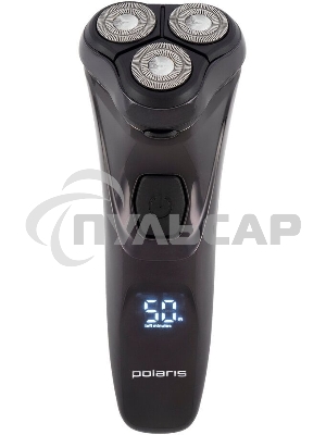 Электробритва роторная Polaris WaterFlex PMR 0415R реж.эл.:3 питан.:элек.сеть/аккум. черный
