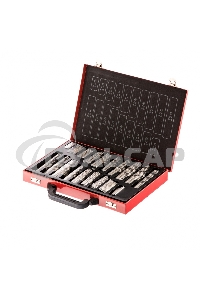 Набор сверл Matrix по металлу, 1-10 мм, 170 шт., HSS, в металлическом кейсе