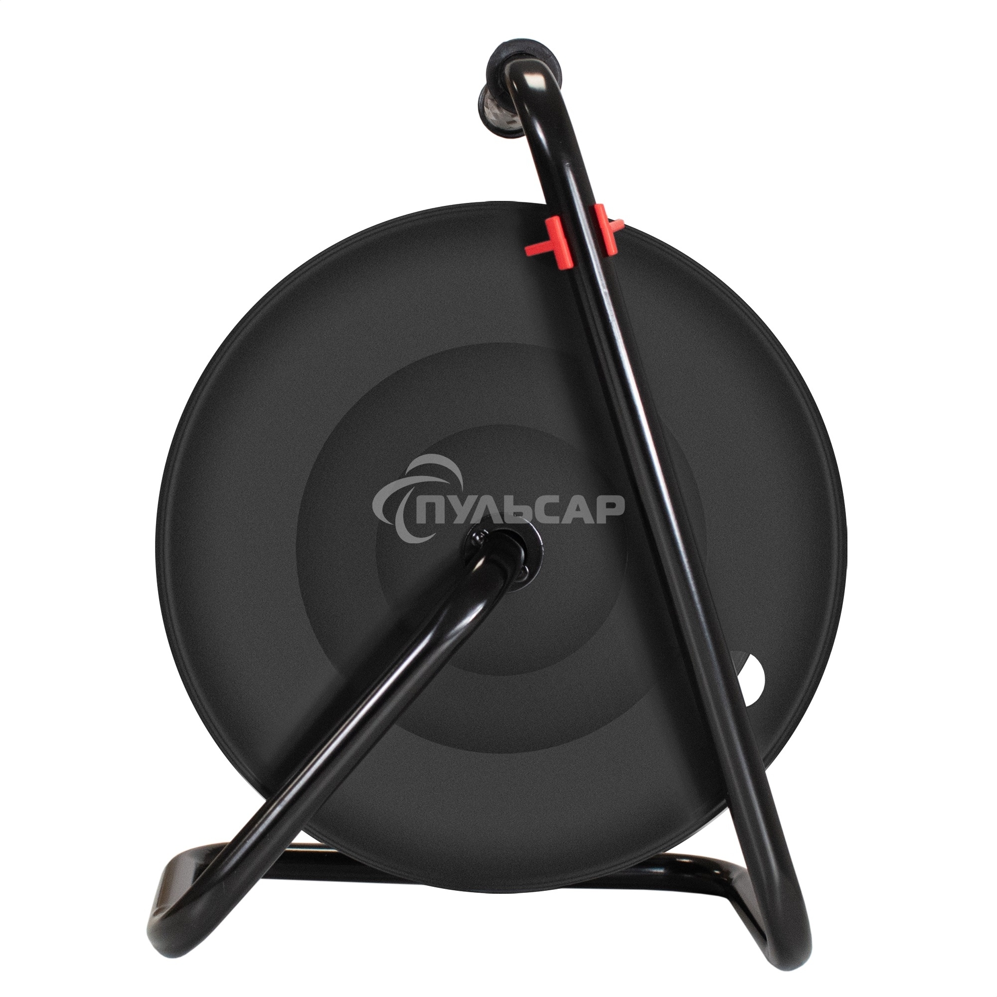 Удлинитель на катушке ExeGate industrial ECS-10-3-50 (4 евророзетки с заземлением, IP20, 50м, защита от детей, защита от перегрузки, 3х1,0мм2, 10А/2.3кВт)