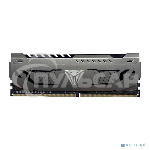Оперативная память Patriot Viper Steel, DDR4, 8Gb, 3200MHz, CL16, DIMM, с радиатором, черный