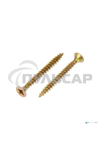 Саморез универсальный KRANZ 4х40, желтый цинк, короб (200 шт./уп.)