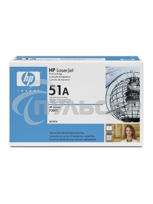 Картридж лазерный HP Q7551A черный для LJ P3005/M3035mfp/M3027mfp 6500 стр.