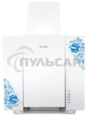 Вытяжка наклонная Gefest ВО 3603 К18 белый, 60 см, 550 куб. м/ч, 65 дБ