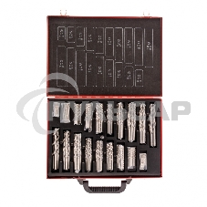 Набор сверл Matrix по металлу, 1-10 мм, 170 шт., HSS, в металлическом кейсе