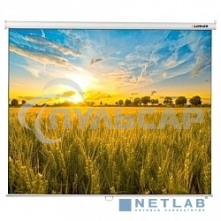 Настенный экран LEP-100102 Lumien Eco Picture 180х180 см Matte White, восьмигранный корпус, возм. потолочн-настенного крепления (ТРЕУГОЛЬНАЯ уп)
