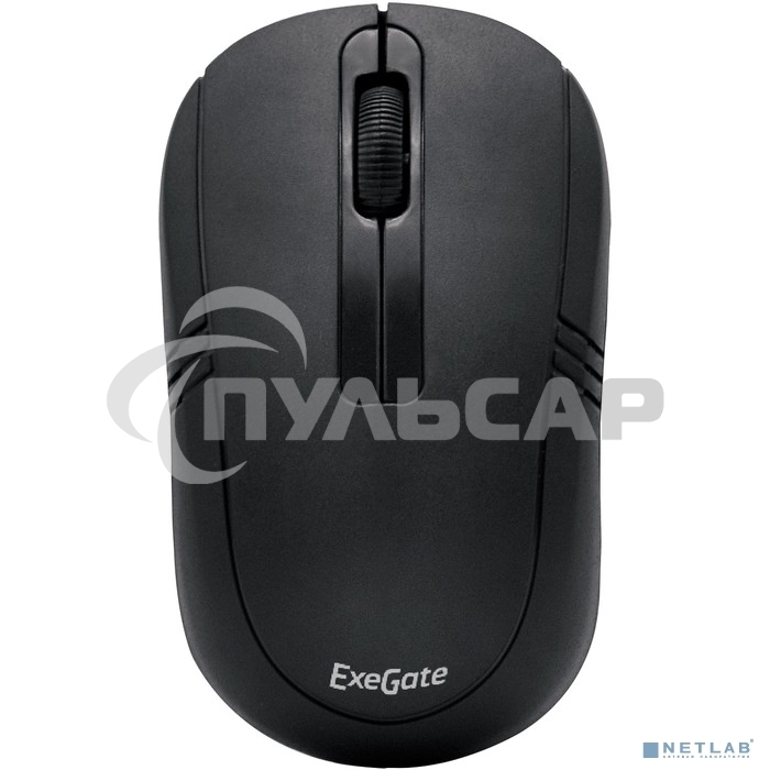 Мышь беспроводная ExeGate Professional Standard SR-9021 черный, 1200 dpi, радиоканал, USB, кнопки - 3