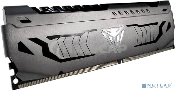 Оперативная память Patriot Viper Steel, DDR4, 8Gb, 3200MHz, CL16, DIMM, с радиатором, черный