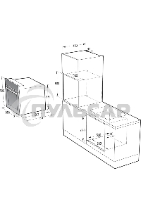 Встраиваемый духовой шкаф электрический Gorenje BO6727E03NX, черный/серебристый