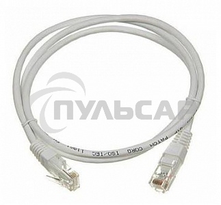 Патч-корд Lanmaster UTP LAN-PC45/U5E-1.0-GY вилка RJ-45-вилка RJ-45 кат.5е 1м серый LSZH