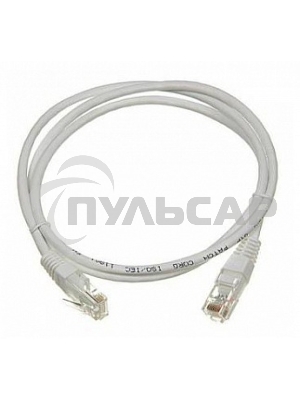 Патч-корд Lanmaster UTP LAN-PC45/U5E-1.0-GY вилка RJ-45-вилка RJ-45 кат.5е 1м серый LSZH