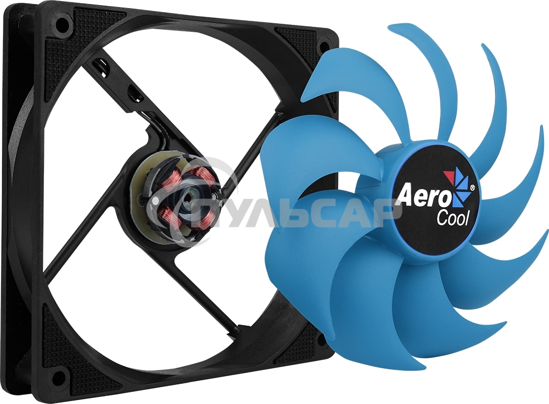 Вентилятор для корпуса AeroCool / Formula Motion 12 Plus черный, 120 мм, 1200 об/мин, 22.1 дБ, 3 pin