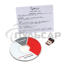 Сетевой микро адаптер WiFi Gembird 150 Мбит, USB, 802.11b/g/n