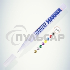 Маркер-краска Slim 2мм нитро-основа белый  MunHwa Б0048234