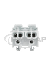 Клемма пружинная соединительная КСП 2-полюсная с монтажными ножками (100 шт./уп.) Rexant