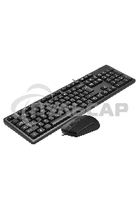 Комплект клавиатура + мышь A4Tech KK-3330 клав:черный мышь:черный USB