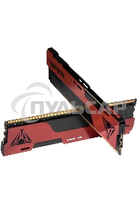 Оперативная память Patriot Viper Elite II, DDR4, 16Gb (2x8 Gb), 3600 MHz, CL20, DIMM, радиатор, красный, черный