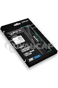 Оперативная память Patriot Viper 3, DDR3, 16Gb (2x8 Gb), 1600 MHz, CL10, DIMM, радиатор, черный