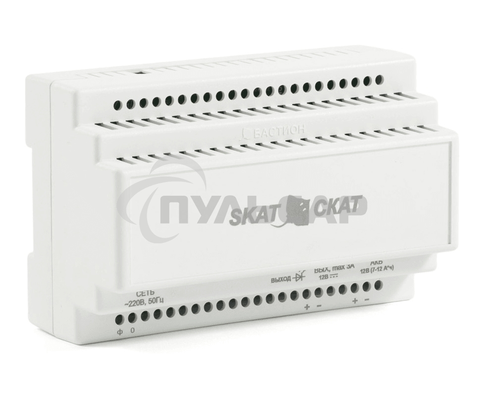 Источник вторичного электропитания резервированный SKAT-12-3.0-DIN Бастион 580