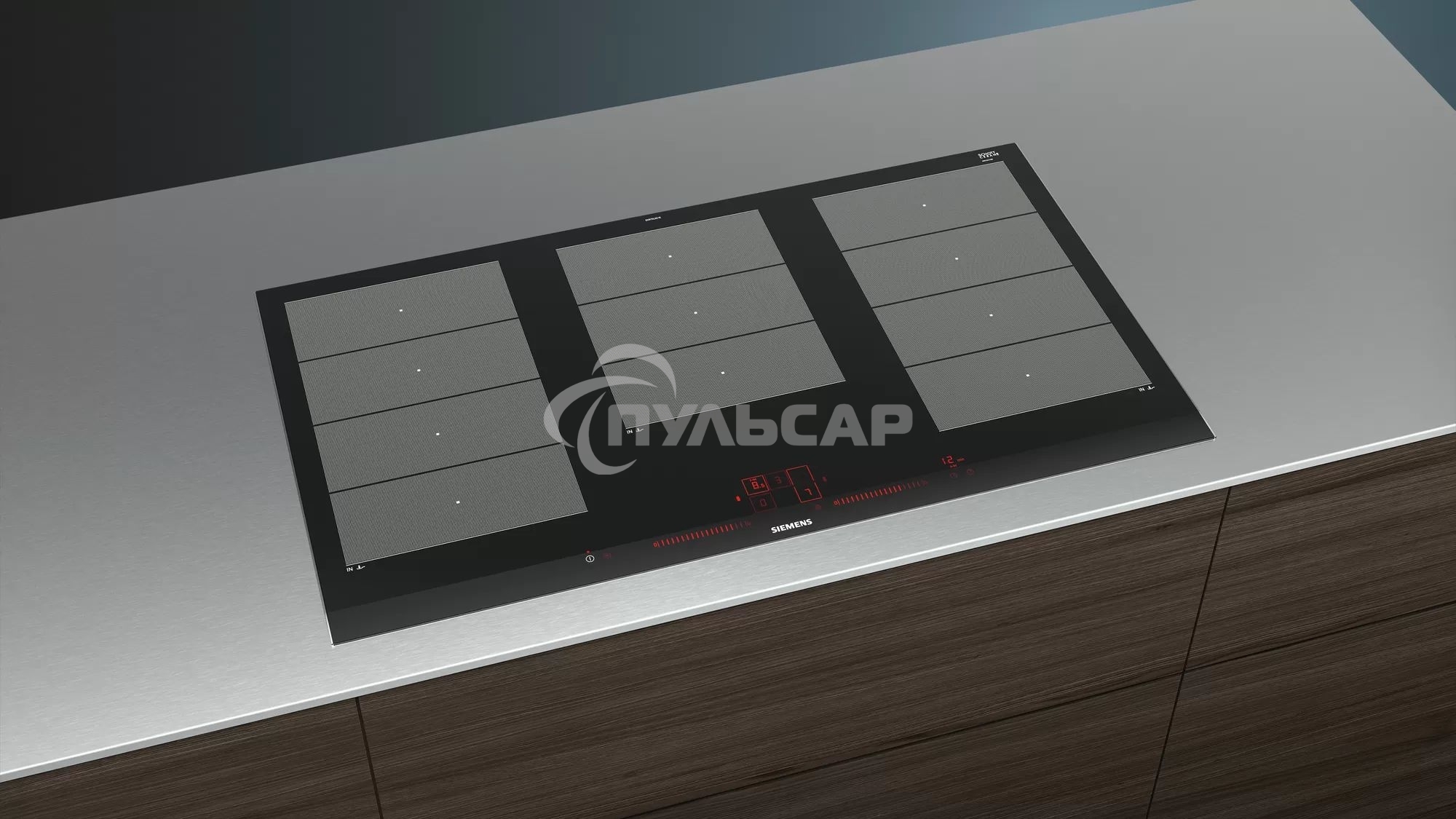 Индукционная варочная панель Siemens EX975LXC1E, IQ700, черный