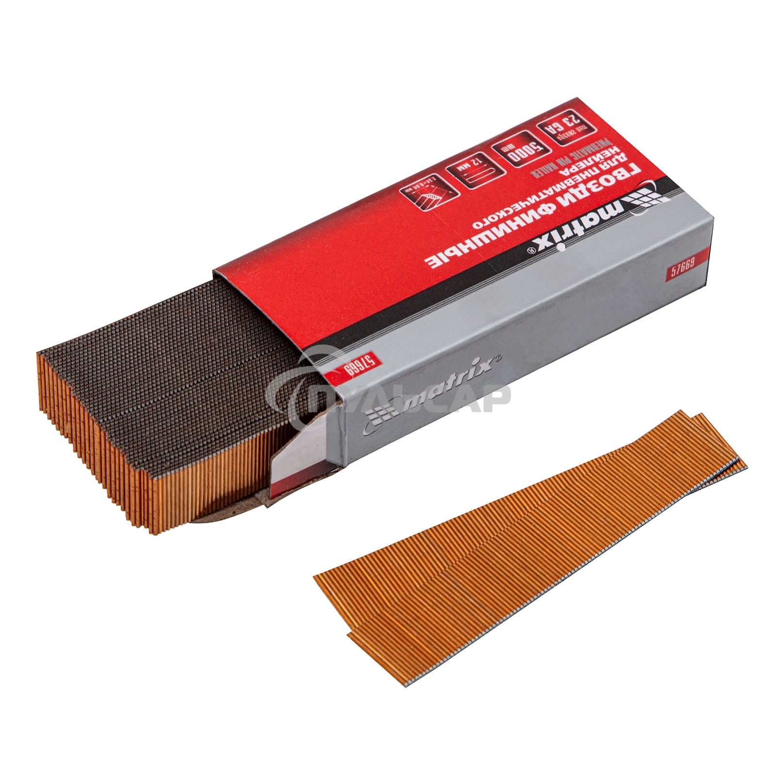 Гвозди Matrix финишные шпильки 23GA для пн, нейлера финишного мм 5000 шт