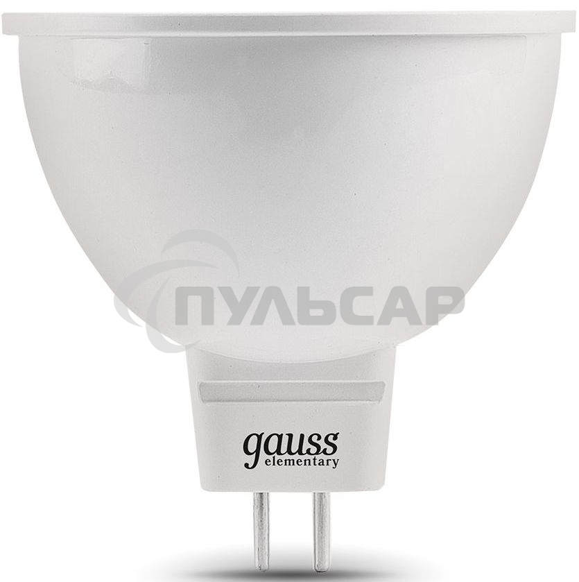 Лампа cветодиодная Gauss LED Elementary 13516MR16 GU5.3 5.5W 2700К1/10/100
