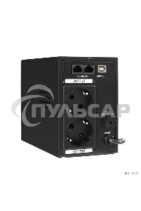 Источник бесперебойного питания ExeGate SpecialPro Smart LLB-500.LCD.AVR.2SH.USB 500VA/300W, LCD, AVR, 2*Schuko, USB, черный