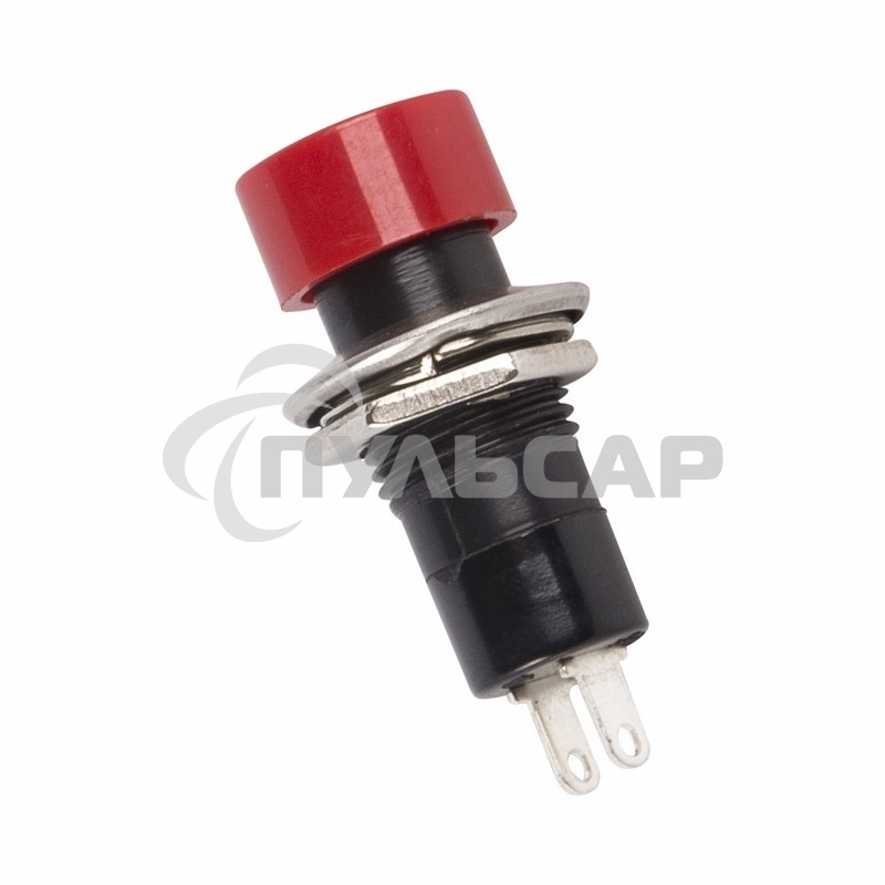 Выключатель-кнопка Rexant 250V 1А (2с) ON-OFF красная